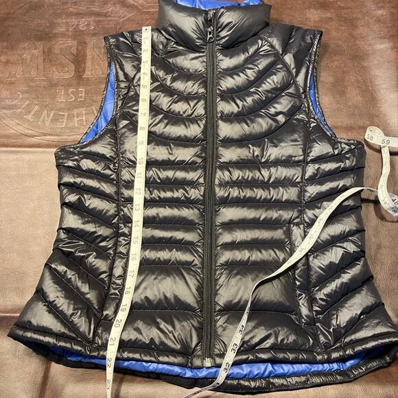 Bernardo Goose Down Puffer Vest Black Full Zip Womens Medium Full Zip Outdoor - Picture 16 of 16